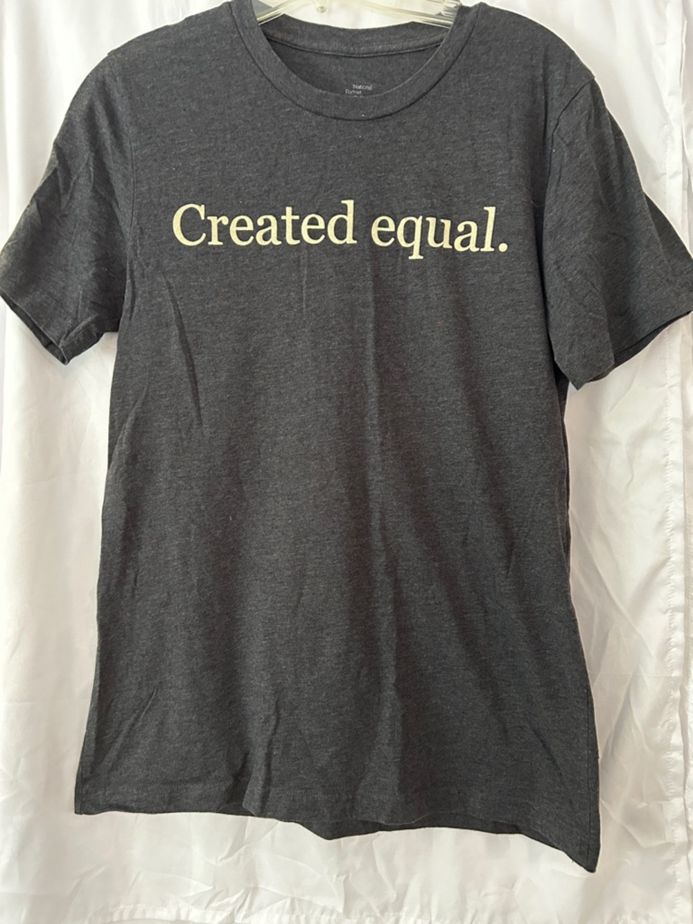 National Portrait Gallery Created Equal Charcoal Graphic Tee - Men